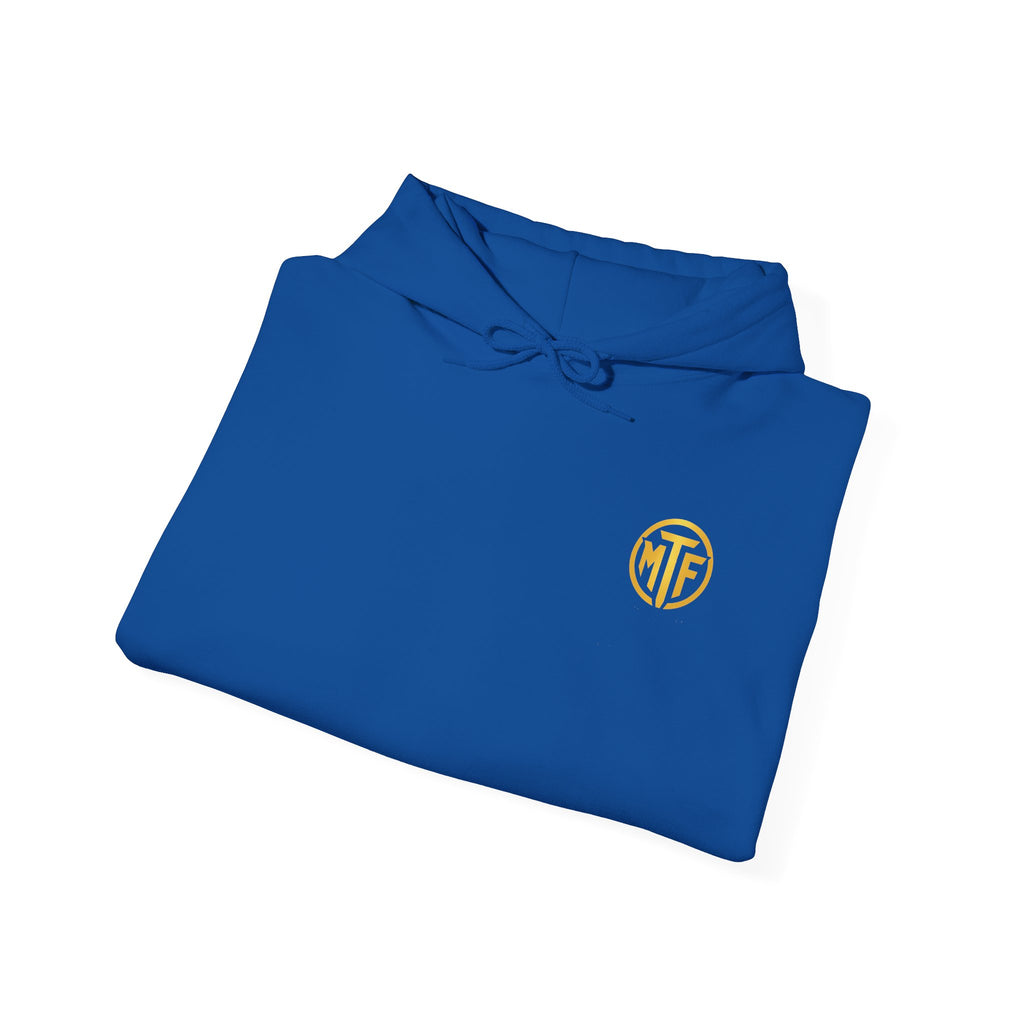 Signature Moore Than Fitness Logo Hoodie — "Become Moore" Sleeve Pullover