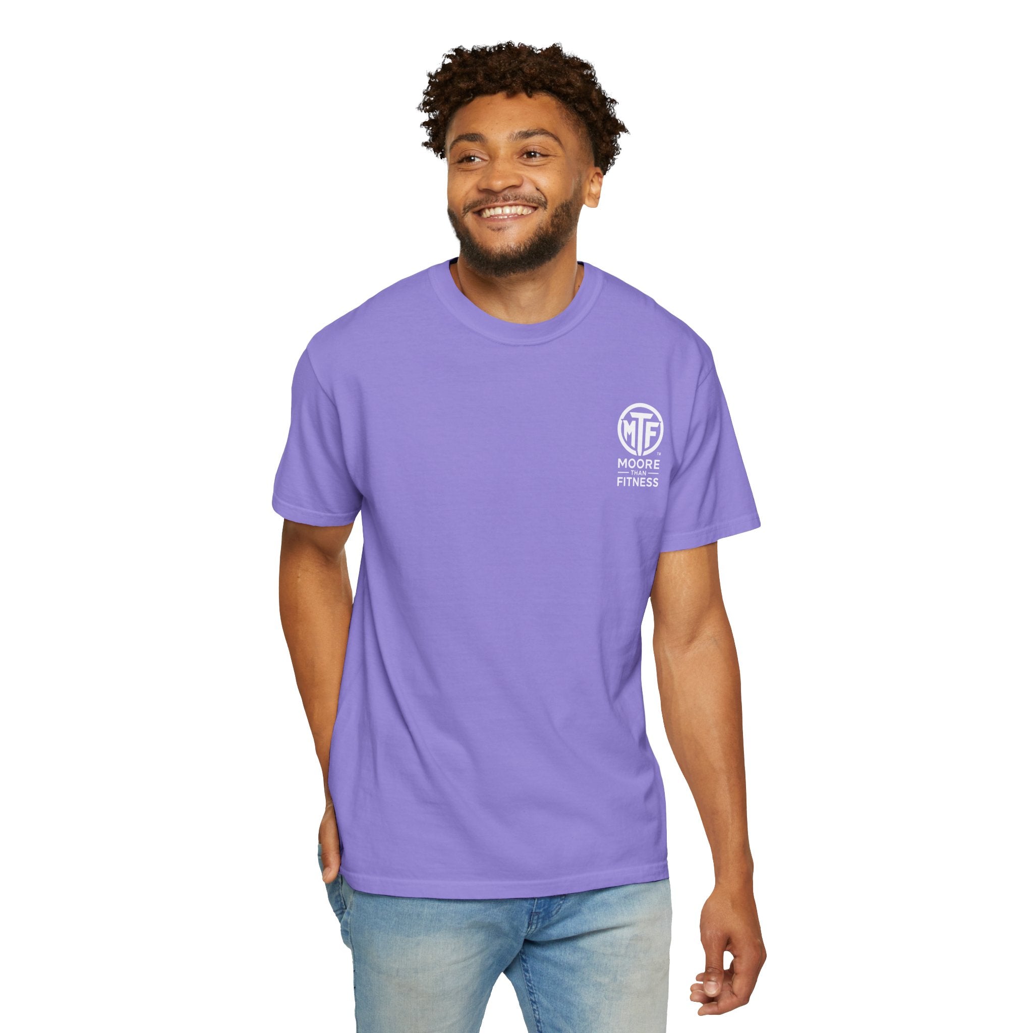 Discipline Builds Strength Purpose Builds Legacy T-Shirt — Moore Fitness Motivational Tee